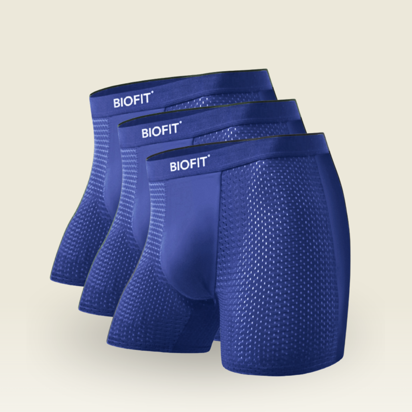 BIOFIT® Essentials Boxer Trunks Blue