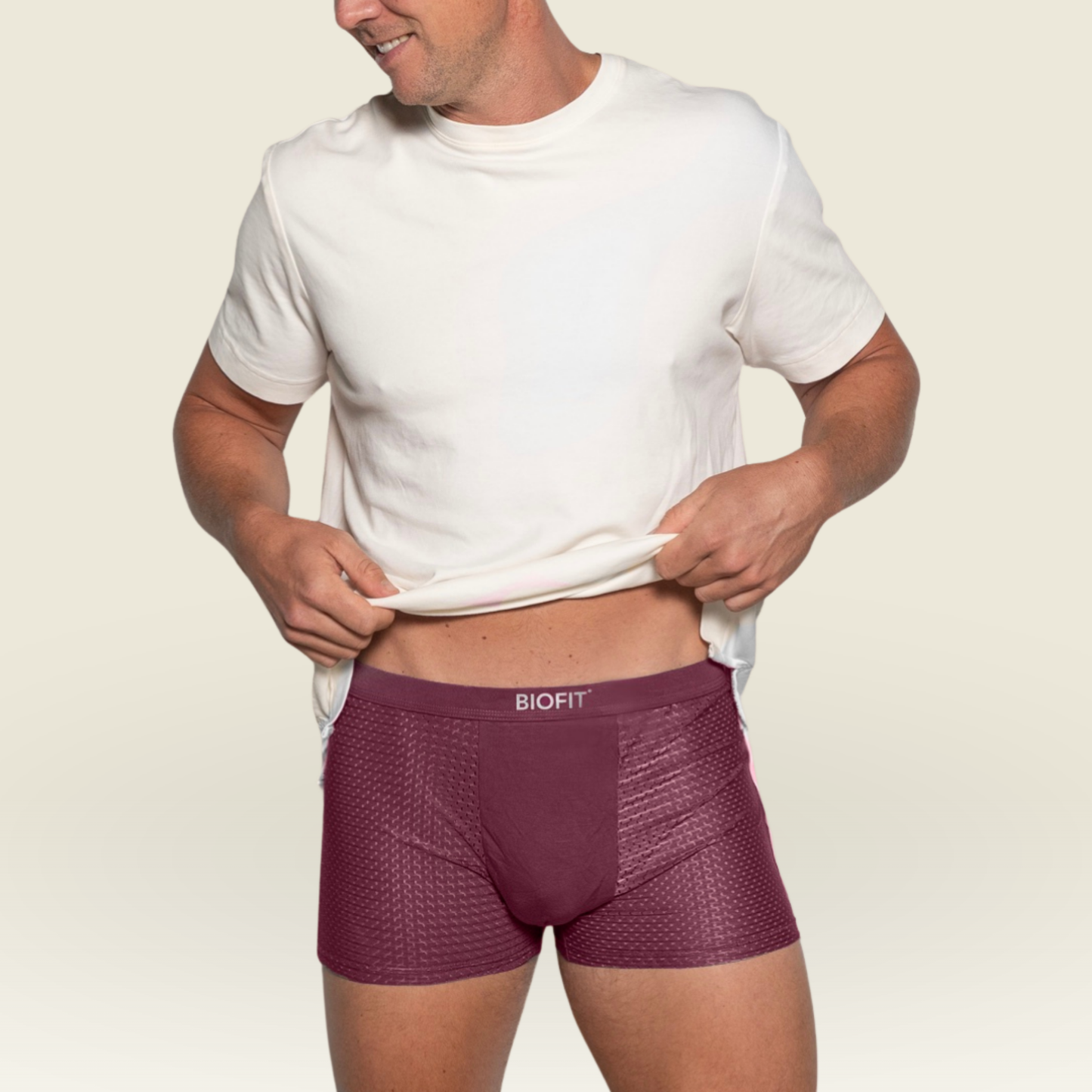 BIOFIT Essentials Boxer Trunks Red