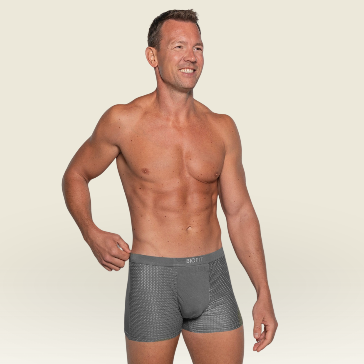 BIOFIT Essentials Boxer Trunks Grey