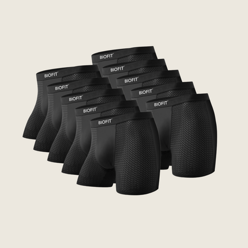 BIOFIT Essentials Boxer Briefs Black | 5 Pack + 5 FREE
